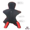 Bestzo MMA Grappling Dummy Brazilian Jiu Jitsu - Canvas Wrestling Grappling BJJ Black,Judo Punching Bag Throwing Dummy for Karate,Boxing, 5 FT view 3