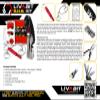 LIVABIT Survival Kit Emergency SOS Survival Multi Tool Pack + Bonus Paracord Bracelet for Camping Hiking Hunting Biking Climbing Traveling and Emergency view 4