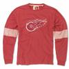 Gordie Howe Detroit Red Wings #9 NHL Men's Rover Distressed Long Sleeve Player T-Shirt (Medium) view 2