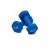 Amazon Basics Neoprene Dumbbell Hand Weights, 4 Pounds, Pair, Blue view 3
