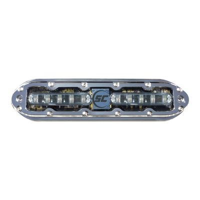 Shadow-Caster SCM-10 LED Underwater Boat Light - Great White - 316 Stainless Steel Housing - Polycarbonate Lens - IP68 Fully Submersible Waterproof