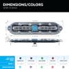 Shadow-Caster SCM-10 LED Underwater Boat Light - Great White - 316 Stainless Steel Housing - Polycarbonate Lens - IP68 Fully Submersible Waterproof view 3