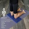 SukhaMat Yoga Knee Pad - NEW! 15mm (5/8") Thick - The best yoga knee pad for a pain free practice. Cushions pressure points. Complements your full-size yoga mat. (Dark Blue) view 2