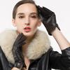 Nappaglo Women Italian Leather Gloves - Winter Driving Ladies Lambskin Warm Fleece Lining view 2