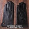 Nappaglo Women Italian Leather Gloves - Winter Driving Ladies Lambskin Warm Fleece Lining view 3