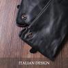 Nappaglo Women Italian Leather Gloves - Winter Driving Ladies Lambskin Warm Fleece Lining view 4