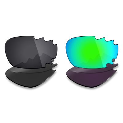 Mryok 2 Pair Polarized Replacement Lenses for Oakley Jawbone Vented Sunglass - Options