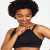 Motherhood Maternity Women's Wireless Clip Down Seamless Nursing Bra for Breastfeeding , Black, Medium view 2