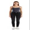 Emmalise Women's Basic Short Camisole Adjustable Strap Layering Cami Tank Top (2Pk Charcoal, H Gray, Medium) view 4