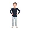Fun and Function Sens-ational Hip Hugging Tee - Long Sleeve Compression Shirt for Boys & Girls - Sensory Compression Shirt for Kids & Teens - Navy - XX-Large view 1