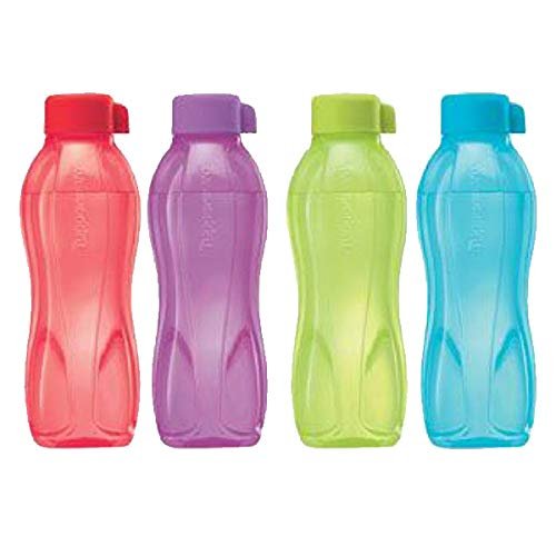 Tupperware Aqua Safe ECO Sports Water Bottles 500 ml | New, Set Of 4, Original