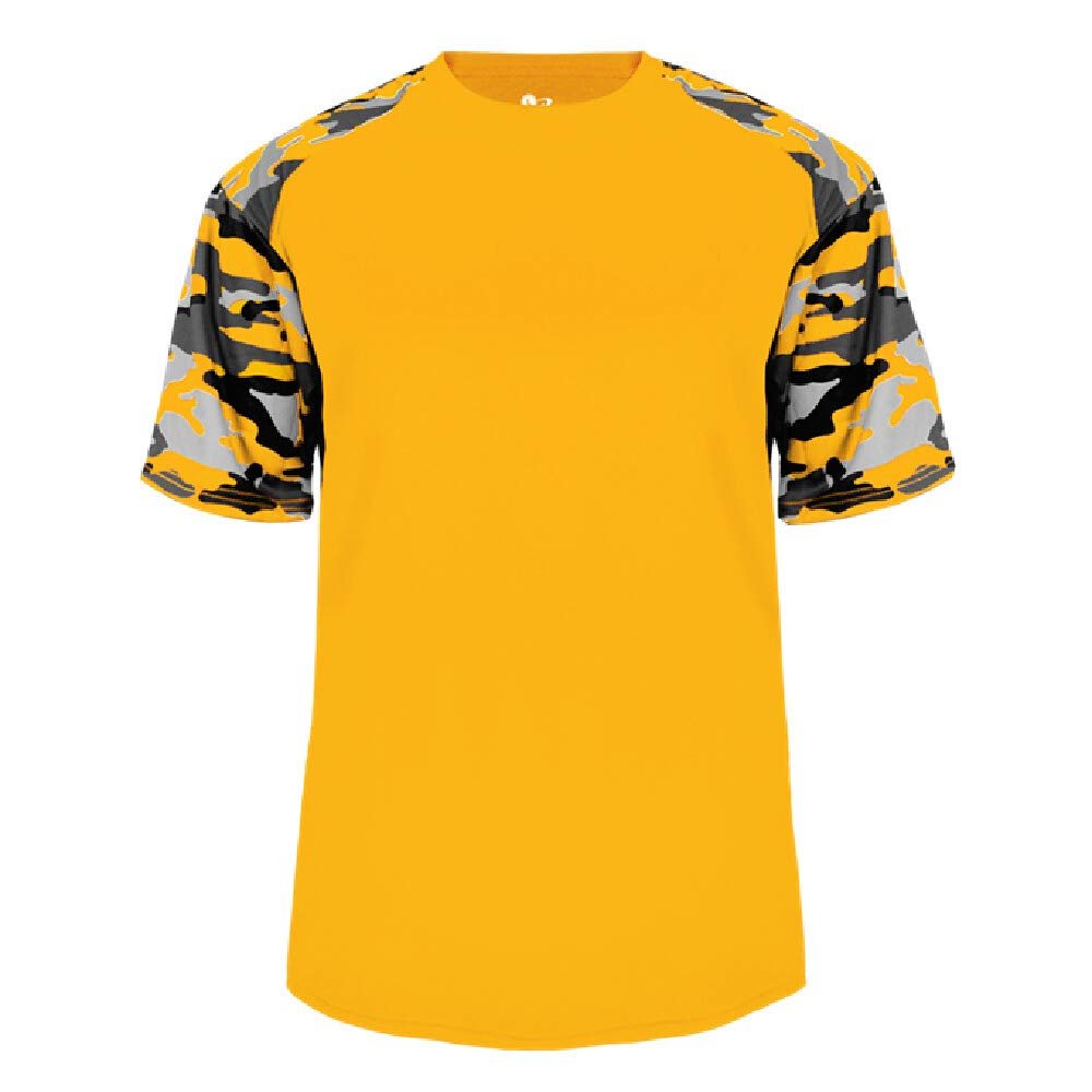 Badger Sport Gold Camo Sleeve Adult 3X
