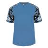 Badger Sport Colubmia Blue Camo Sleeve Youth Large view 1