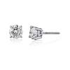 0.20-2.00 cttw Certified PREMIUM NATURAL Diamond Stud Earrings for Women 14 Karat Gold Earrings 4 Prong Setting with Screw Back Studs Fine Jewelry (0.40 cttw, white-gold) view 1
