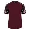 Badger Sport Maroon Camo Sleeve Youth Large view 1