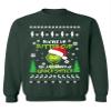 ALLNTRENDS Buckle Up Butter Cup You Just Flipped My Switch Ugly Christmas Sweatshirt (XL, Forest Green)