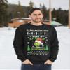 Buckle Up Butter Cup You Just Flipped My Switch Ugly Christmas Sweatshirt (L, Irish Green) view 2