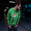ALLNTRENDS Adult Crewneck Let It Snow Ugly Christmas Sweater Gift (3XL, Irish Green) view 4