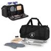 NFL Oakland Raiders BBQ Kit/Cooler Tote with Barbecue and Picnic Accessories view 4