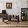 NFL Craft Beer Flight Set - Beer Glasses Set - Gifts for Beer Lovers, (Acacia Wood) view 4