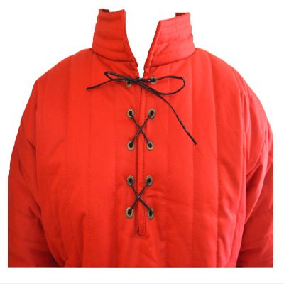 Allbeststuff Gambeson Padded Front Close ABS (Red, 39)
