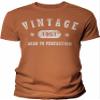 1951 Birthday Shirt for Men - Vintage Stars 1951 Aged to Perfection - 75th Birthday Gift - F/TX Orange-4X view 1