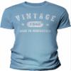1946 Birthday Shirt for Men - Vintage Stars 1946 Aged to Perfection - 80th Birthday Gift - F/Carolina-4X view 1
