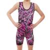KO Sports Gear Unisex Wrestling Singlet for Adult Wrestlers - Wrestling Singlet for Men & Women - Bold Durable Uniform, Stretchy Breathable Material - Pink Camo, Adult Small view 4
