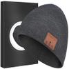 Bluetooth Beanie Headphones Hat Unique Christmas Tech Gifts Dark Gray view 1