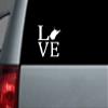 6" White Vinyl"West Virginia Love" Decal view 2