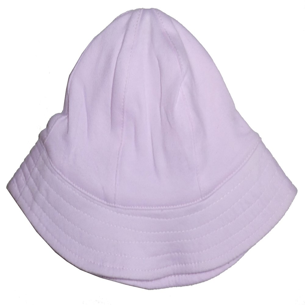 bambini Pastel Pink Sun Hat - 6-12M - Pink