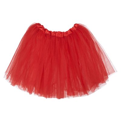 My Lello Red Little Girls Tutu 3-Layer Ballerina (10 mo - 3T)