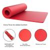 Foam Sleep Pad - 0.50in Thick Non-Slip, Lightweight, Waterproof Camping Mat with Carry Handle for Cots, Hiking or Sleepovers by Wakeman Outdoors (Red) view 2