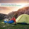Foam Sleep Pad - 0.50in Thick Non-Slip, Lightweight, Waterproof Camping Mat with Carry Handle for Cots, Hiking or Sleepovers by Wakeman Outdoors (Red) view 3