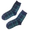 Retro Men's Crew Socks - Green view 1