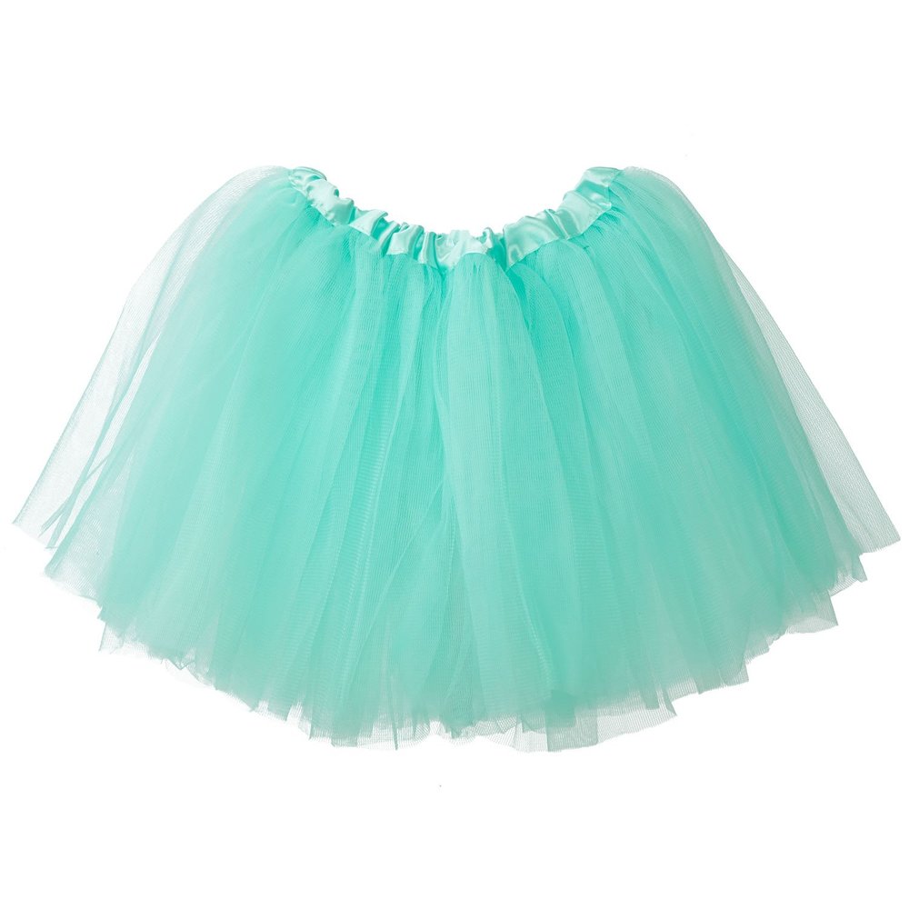 My Lello Aqua Blue Little Girls Tutu 3-Layer Ballerina (10 mo - 3T)