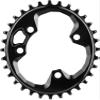Chainring ABSOLUTEBLACK Oval 76mm 30T 4B BK view 1