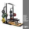 Valor Fitness Power Rack Squat Stand - Multi Grip Pull Up Bar with Adjustable Height, Plate Storage, and Resistance Band Pegs Max 1000 lb - Home Gym view 3