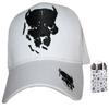 Pit Bull Head Baseball Cap & Tote - 2 Piece Gift Set (White) view 1