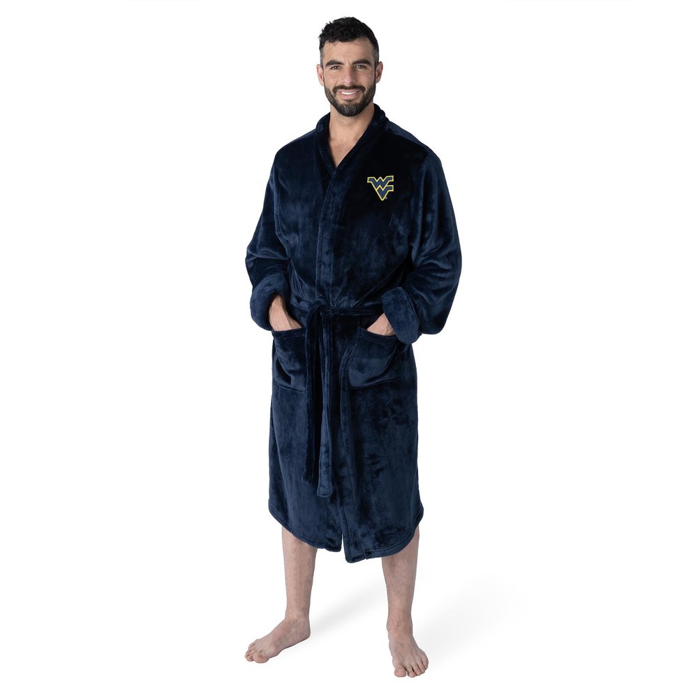 Northwest NCAA West Virginia Mountaineers Unisex-Adult Silk Touch Bath Robe, Large/X-Large, Team Colors
