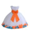 ekidsbridal Wedding Pageant Mixed Petals White Flower Girl Dress Recital Easter Toddler 302t 4 view 1