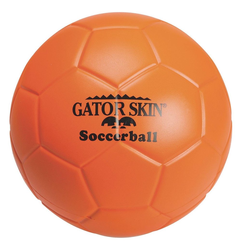 Gator Skin Foam Soccer Ball, Size 3, Orange