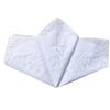 CoCoUSM Womens White Embroidered Cotton Lace Handkerchiefs Pack Bulk view 3