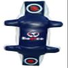 Classyak MMA Training Grappling Dummy Motion Master Punching Bag Blue - 48 inches view 1