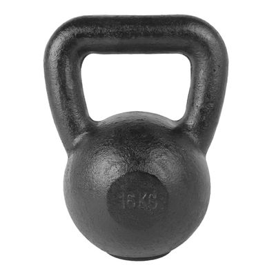 Tunturi Unisex Adult Kettlebells Kettlebell 16kg Black - Black, 1
