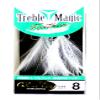 Evergreen Triple Hook Treble Magic Feather No. 8, Matte Silver view 1