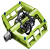Funn Mamba Mountain Bike Clipless Pedals, Double Sided Clip Wide Platform MTB Pedals, Compatible with SPD Cleats, 9/16-Inch CrMo Axle Bicycle Pedals for MTB/BMX/Gravel Cycling (Green) view 1