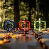 Funn Mamba Mountain Bike Clipless Pedals, Double Sided Clip Wide Platform MTB Pedals, Compatible with SPD Cleats, 9/16-Inch CrMo Axle Bicycle Pedals for MTB/BMX/Gravel Cycling (Green) view 4