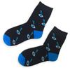 Diamond Men's Anklet Socks - Black view 1