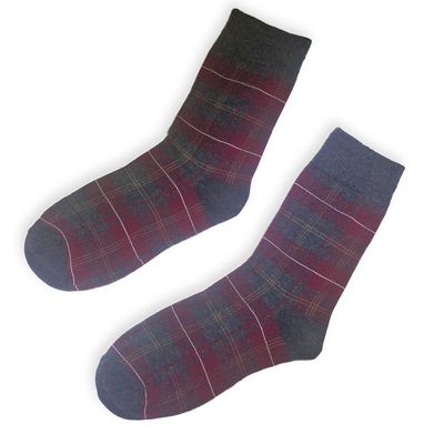 Retro Men's Crew Socks - Dark Gray